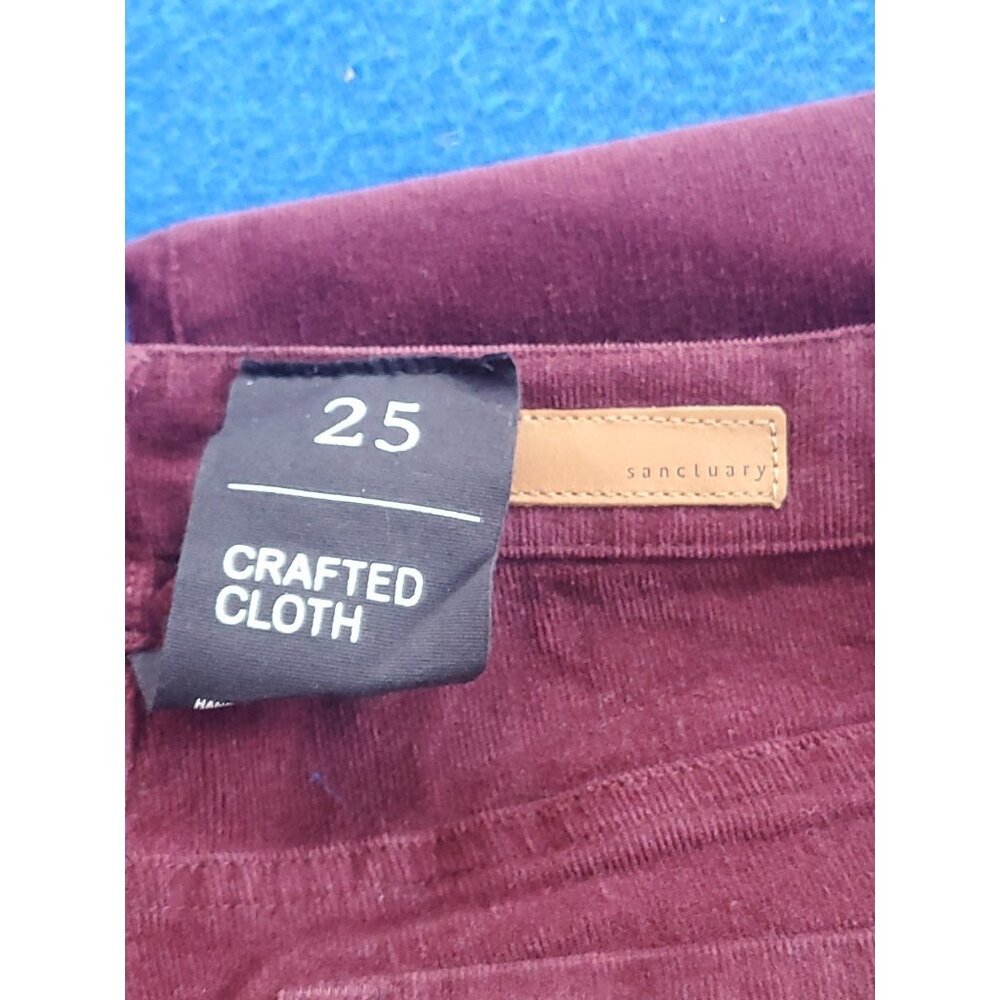 Sanctuary Denim Crafted Cloth Pants Jeans  Women's Size  25 Social Skinny NEW - Picture 16 of 16